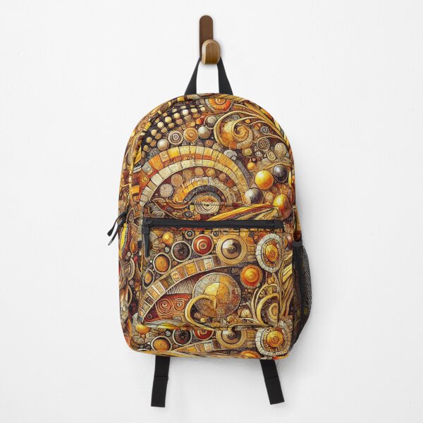 Item preview, Golden Spiral Garden – Ornate Art Nouveau Mosaic Pattern Complete designed and sold by ChicClicker.