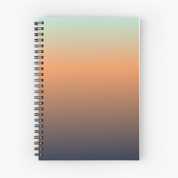 Item preview, Mint Sunset Orange Navy Ombre Gradient designed and sold by Zaya_art.