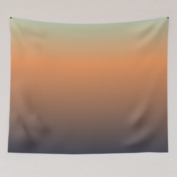 Item preview, Mint Sunset Orange Navy Ombre Gradient designed and sold by Zaya_art.