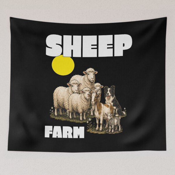 Item preview, Sheep Farm Border Collie Goat Livestock designed and sold by Jt41.