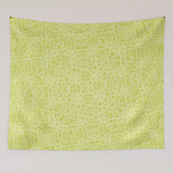 Item preview, Lime Green Mandala with Delicate White Linework designed and sold by tryandplay.