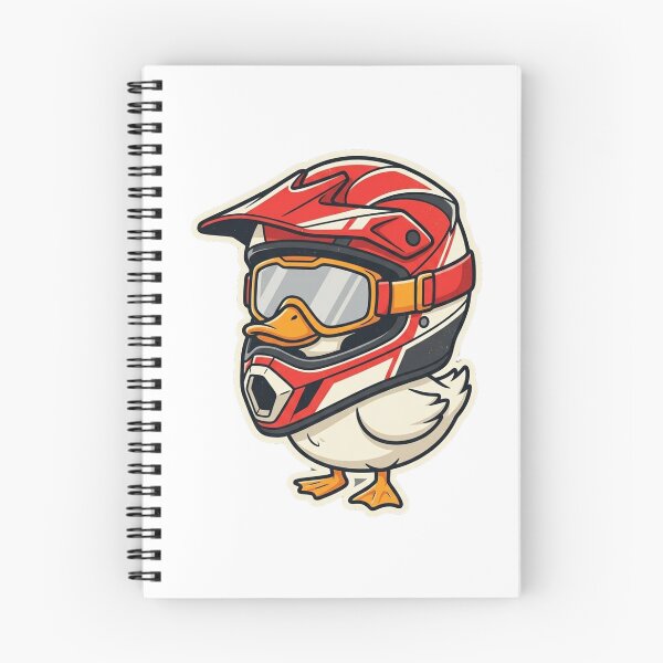 Item preview, Motocross Duck Rider Dirt Bike Helmet Goggles designed and sold by ZAbiriarto.
