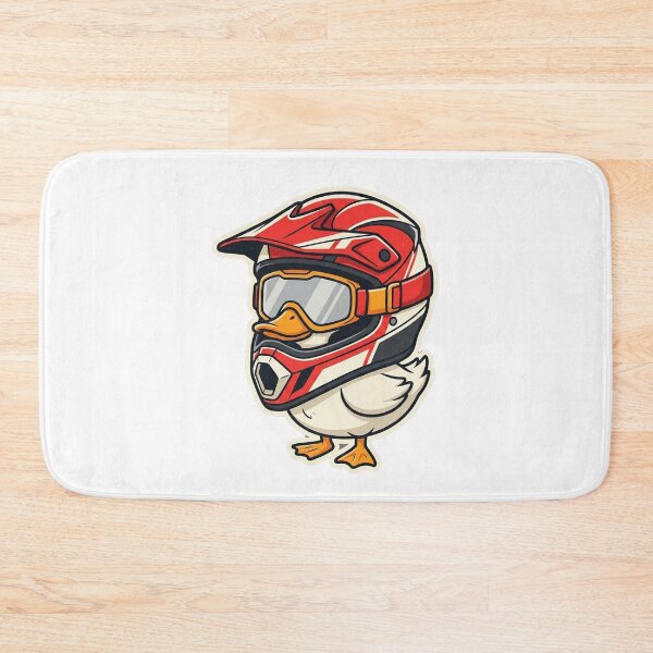 Item preview, Motocross Duck Rider Dirt Bike Helmet Goggles designed and sold by ZAbiriarto.