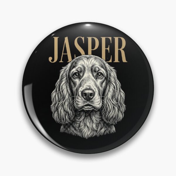 Item preview, Jasper English Setter Dog Sketch for Bird Dog Pup Parents and Gundog Lovers designed and sold by raedattia.