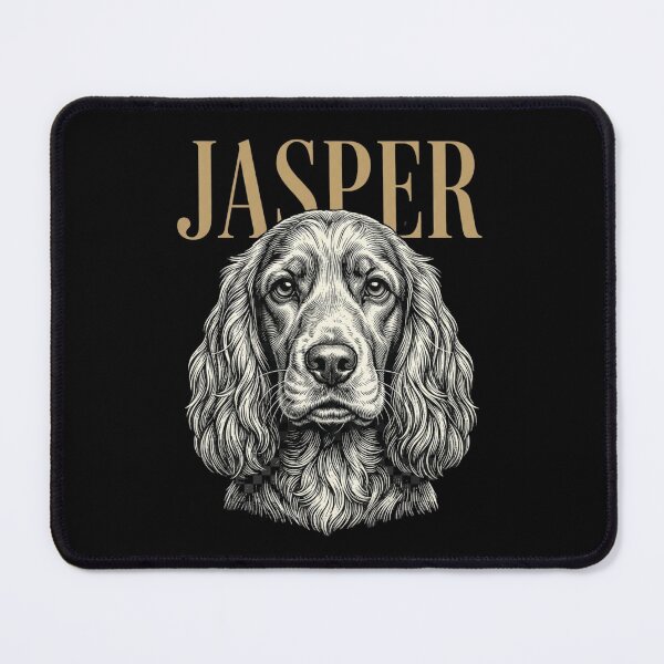 Item preview, Jasper English Setter Dog Sketch for Bird Dog Pup Parents and Gundog Lovers designed and sold by raedattia.