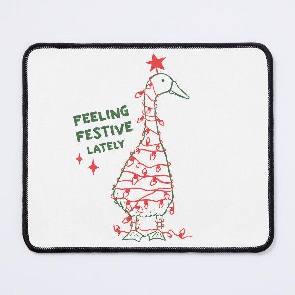 Item preview, Feeling Festive Duck Holiday T-Shirt designed and sold by wesdesignshop.
