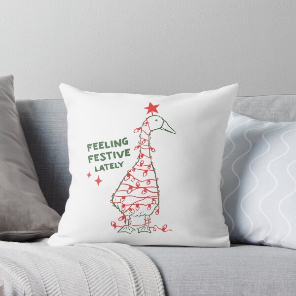 Item preview, Feeling Festive Duck Holiday T-Shirt designed and sold by wesdesignshop.