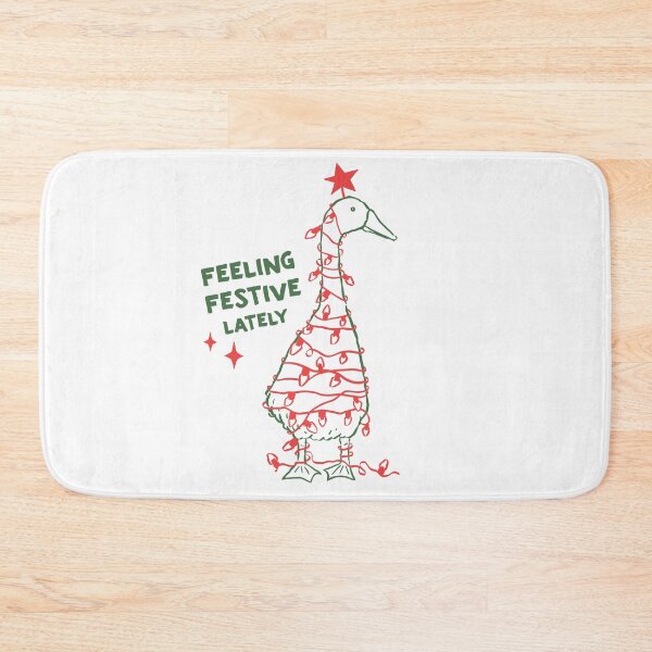 Item preview, Feeling Festive Duck Holiday T-Shirt designed and sold by wesdesignshop.
