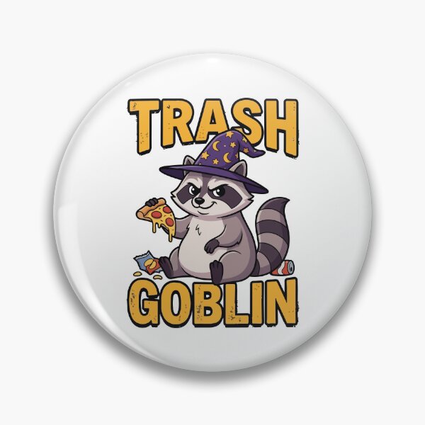 Item preview, Trash Goblin Funny Raccoon Meme Garbage Animal Humor designed and sold by Arc2020.