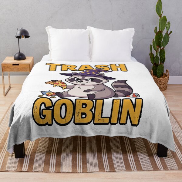Item preview, Trash Goblin Funny Raccoon Meme Garbage Animal Humor designed and sold by Arc2020.