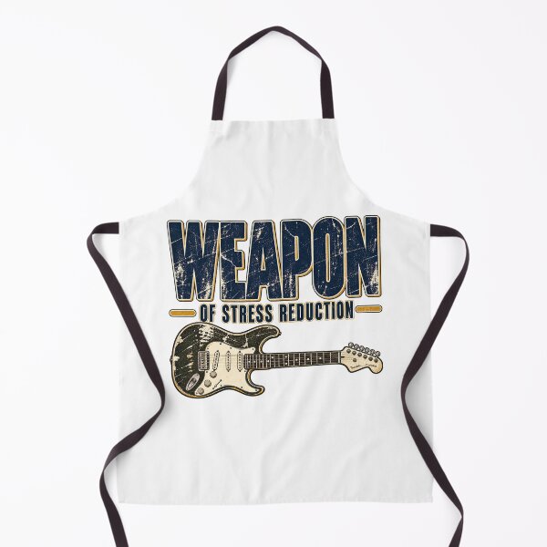 Item preview, Weapon Of Stress Reduction Funny Electric Guitar Musician Rock Vintage Graphic designed and sold by ParkerDuerson.