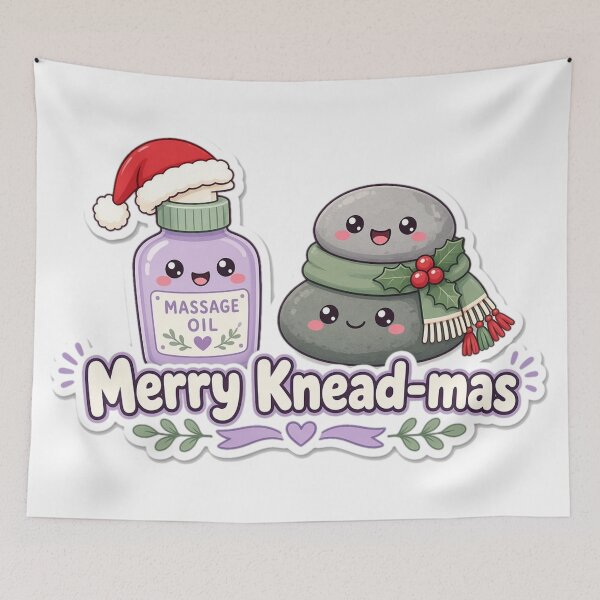 Item preview, Massage Therapist Christmas Merry Knead-mas Gift designed and sold by Soft Merch.