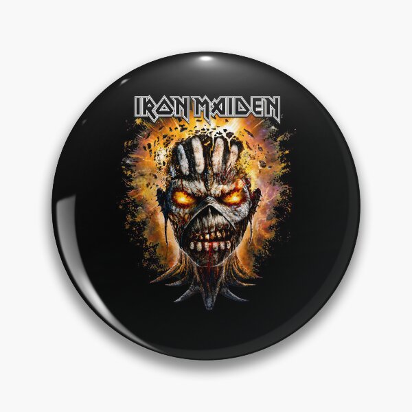 Item preview,  Maiden Eddie Metal Band Explosive Fiery Art designed and sold by Rafiqrafisqy.