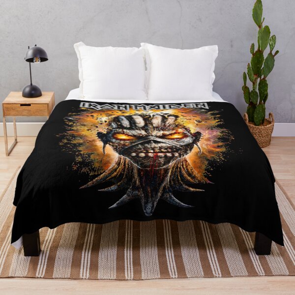 Item preview,  Maiden Eddie Metal Band Explosive Fiery Art designed and sold by Rafiqrafisqy.