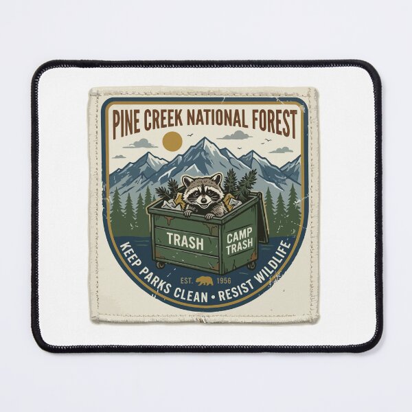 Item preview, Vintage National Park Trash Panda Raccoon Camping Gift designed and sold by Arc2020.