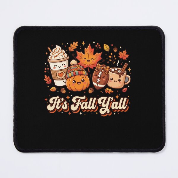 Item preview, It's Fall Y'all Autumn Season Pumpkin Football Coffee Hot Cocoa designed and sold by ZAbiriarto.