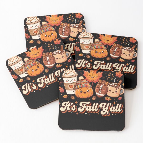 Item preview, It's Fall Y'all Autumn Season Pumpkin Football Coffee Hot Cocoa designed and sold by ZAbiriarto.