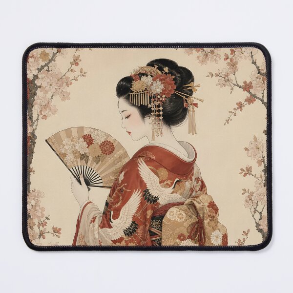 Item preview, Traditional Geisha Kimono Art designed and sold by Glitchart66.