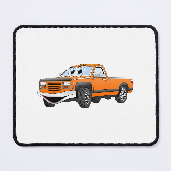 Item preview, Orange Pick Up Truck Cartoon designed and sold by violett-godsey.