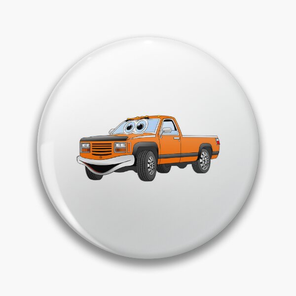 Item preview, Orange Pick Up Truck Cartoon designed and sold by violett-godsey.