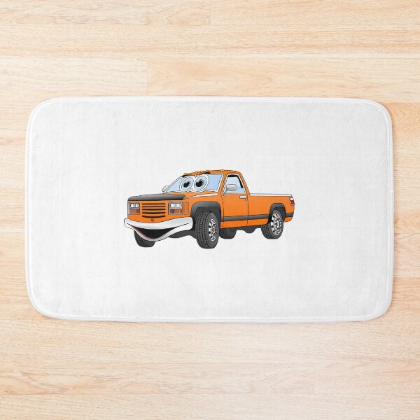 Item preview, Orange Pick Up Truck Cartoon designed and sold by violett-godsey.