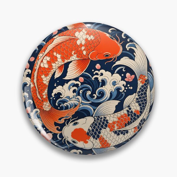 Item preview, Japanese Koi Fish Art designed and sold by Glitchart66.