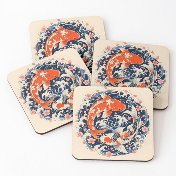Item preview, Japanese Koi Fish Art designed and sold by Glitchart66.