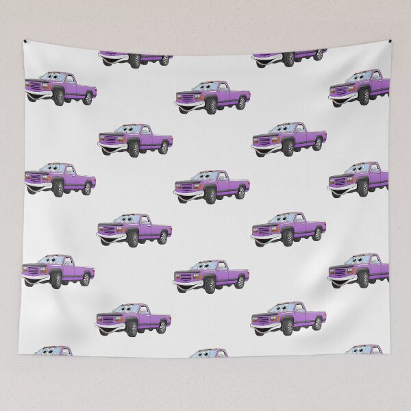 Item preview, Purple Pick Up Truck Cartoon designed and sold by violett-godsey.