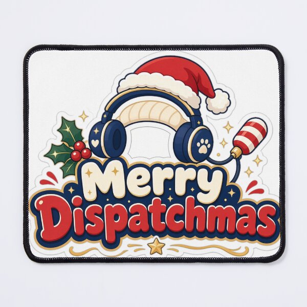 Item preview, 911 Dispatcher Christmas Merry Dispatchmas Gift designed and sold by Soft Merch.