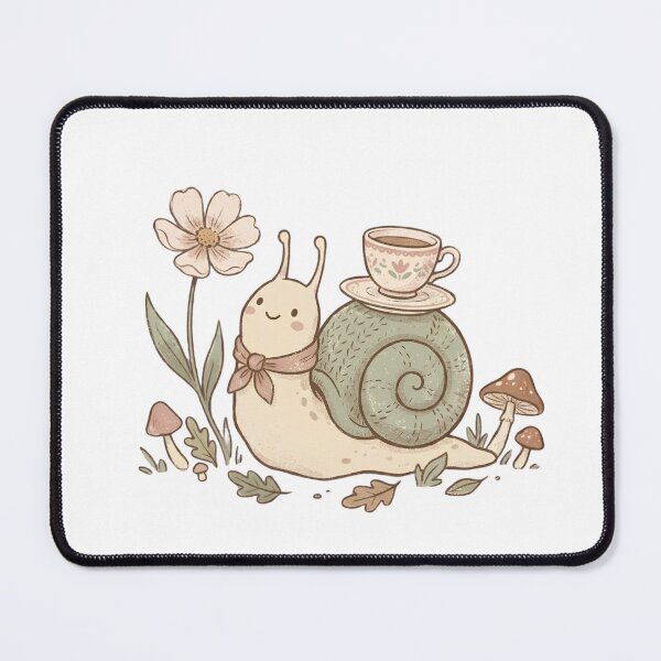 Item preview, Slow Life Cozy Snail designed and sold by abdelski.