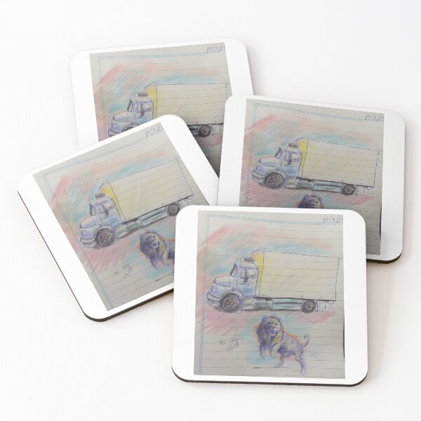 Item preview, The Truck And The Lion designed and sold by violett-godsey.