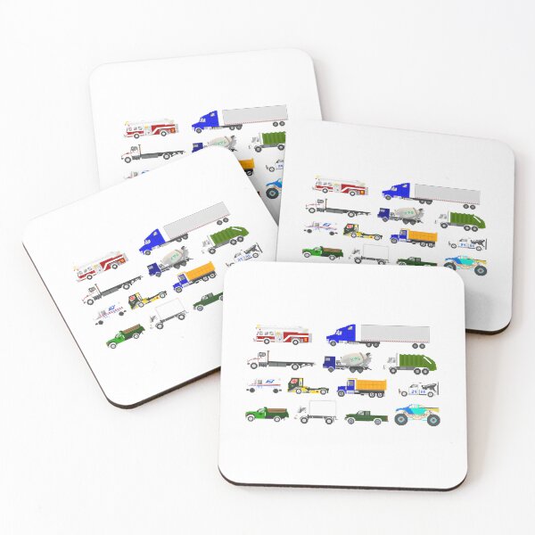 Item preview, Trucks - The Kids' Picture Show designed and sold by violett-godsey.