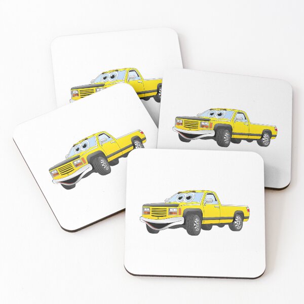 Item preview, Yellow Pick Up Truck Cartoon designed and sold by violett-godsey.