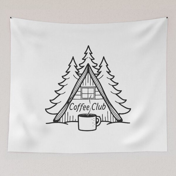 Item preview, Ski Hut Apres Ski Mug Cozy Gift 2 designed and sold by OneLine Studio.