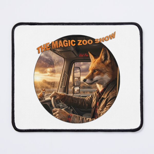 Item preview, Red Fox The Trucker designed and sold by violett-godsey.