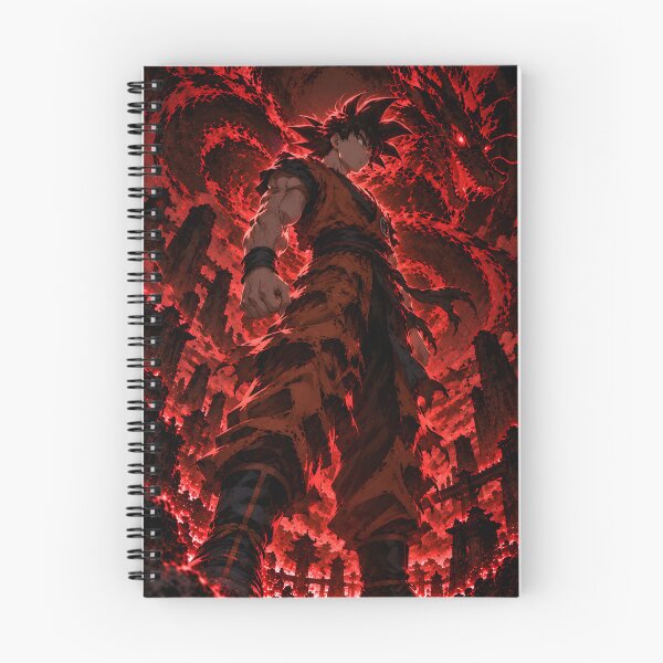 Item preview, Goku Dark Red Apocalypse Poster designed and sold by OrionInkVault.