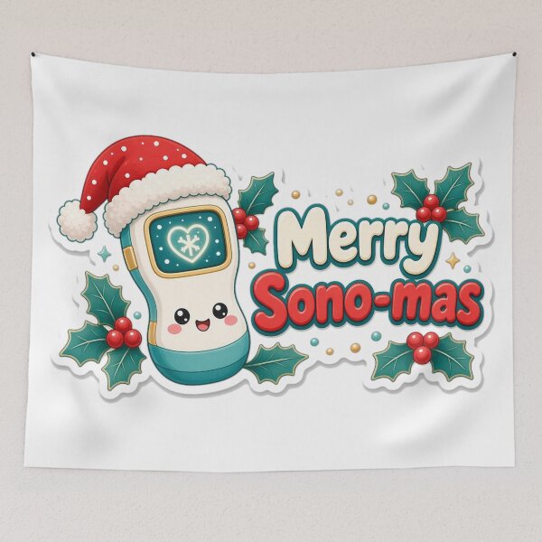 Item preview, Sonographer Christmas Merry Sono-mas Gift designed and sold by Soft Merch.
