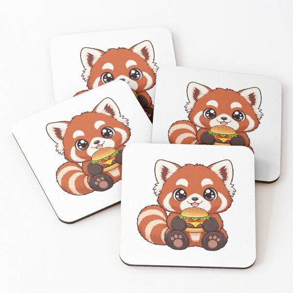 Item preview, Cute Kawaii Panda With Burger designed and sold by Eternalski.