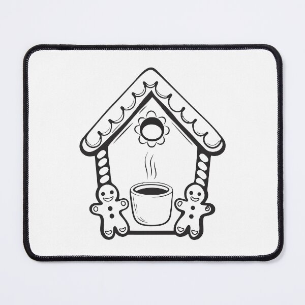 Item preview, Gingerbread House with Coffee Cute Christmas Gift 2 designed and sold by OneLine Studio.