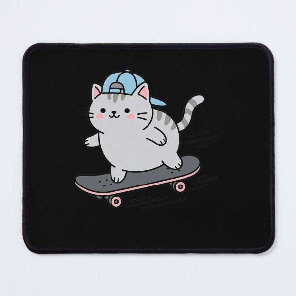Item preview, Cat Skateboard Skater Feline Lover designed and sold by ZAbiriarto.