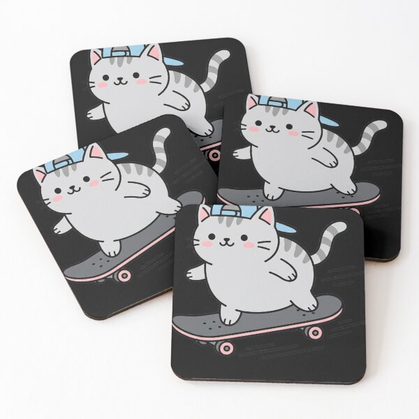 Item preview, Cat Skateboard Skater Feline Lover designed and sold by ZAbiriarto.