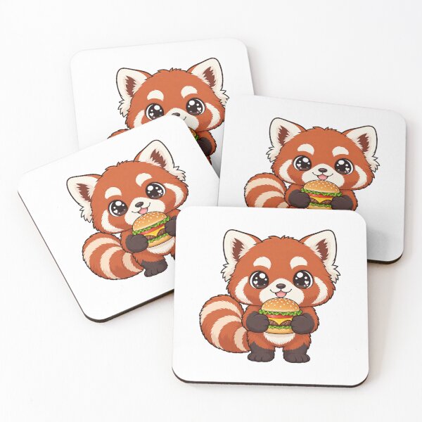 Item preview, Cute Kawaii Panda With Burger designed and sold by Eternalski.