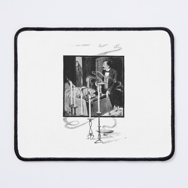 Item preview, Vintage Ghostly Tales Haunted Gothic Woodcut Plate 8 designed and sold by Antique Science Press.