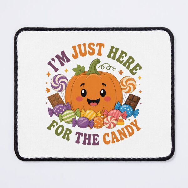 Item preview, Im Just Here For The Candy Cute Pumpkin Autumn Art designed and sold by Créative touche .