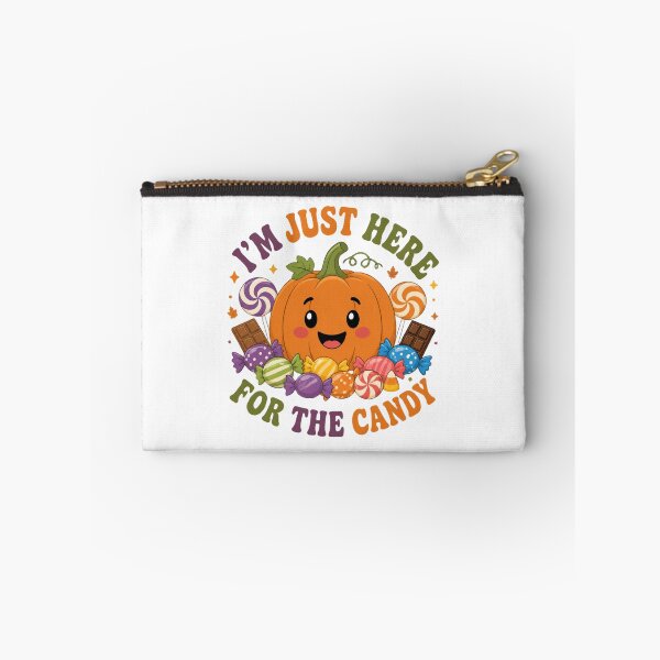 Item preview, Im Just Here For The Candy Cute Pumpkin Autumn Art designed and sold by Créative touche .