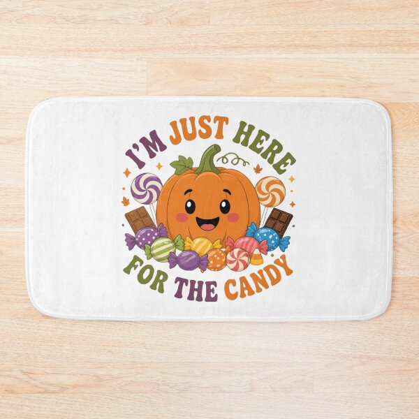 Item preview, Im Just Here For The Candy Cute Pumpkin Autumn Art designed and sold by Créative touche .