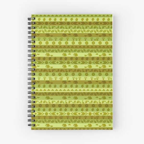 Item preview, Green Forest Fair Isle Acorn Mushroom Leaf Stripe designed and sold by FestivityFinds.