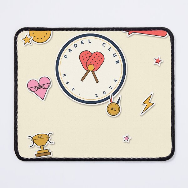 Item preview, Padel Sticker Sheet Collage Design designed and sold by CourtCultureHQ.