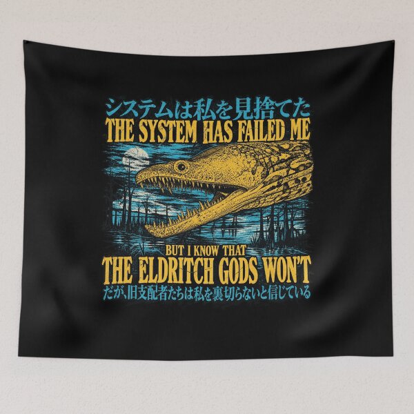 Item preview, The Eldritch Gods Cosmic Horror Moray Eel Occult Swamp Vintage Graphic designed and sold by ParkerDuerson.