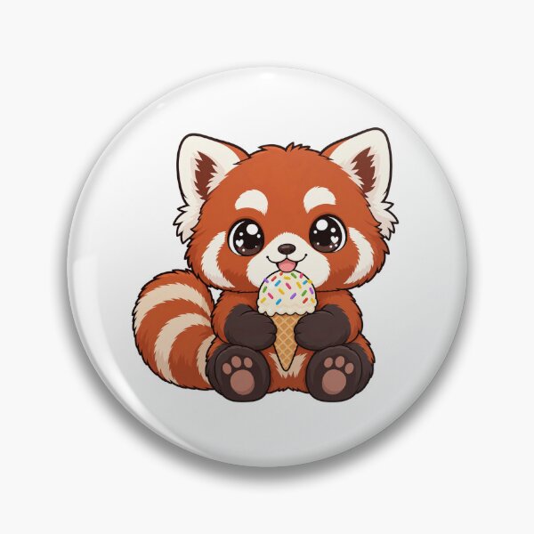 Item preview, Cute Kawaii Panda With Ice Cream designed and sold by Eternalski.